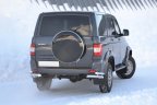 Защита заднего бампера двойная угловая 63/51мм (НПС) UAZ Patriot с 2014 PT Group