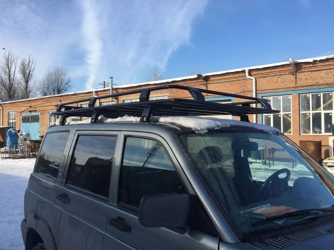 Багажник экспедиционный УАЗ 3163 (Патриот) с сеткой