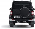 Защита заднего бампера двойная угловая 63/51мм (ППК) UAZ Patriot 2014- PT Group