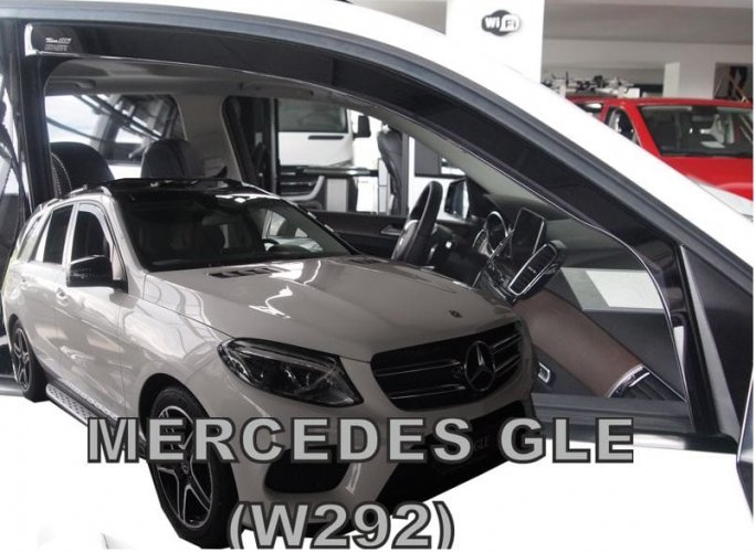 Ветровики боковых стекол MERCEDES GLE W292 2016-> HEKO