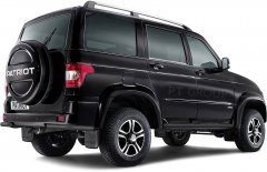 Защита заднего бампера угловая 63 мм (ППК) UAZ Patriot с 2014 PT Group