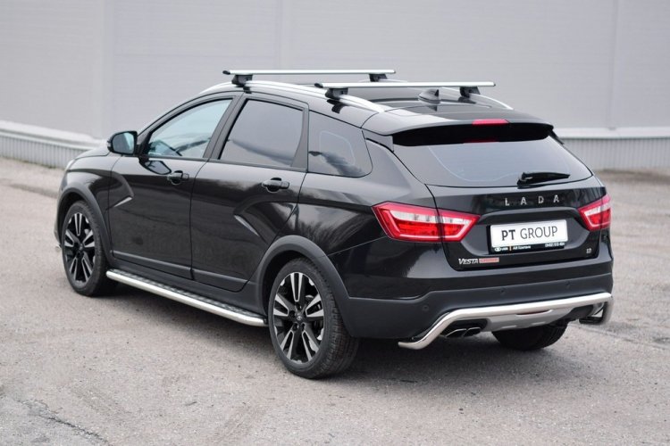 Защита заднего бампера 51 мм (НПС) LADA Vesta SW Cross с 2017 PT Group