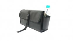 Сумка на ликтрос с бутылкодержателем, большая,черная