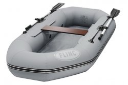 Лодка Flinc F240L. серый