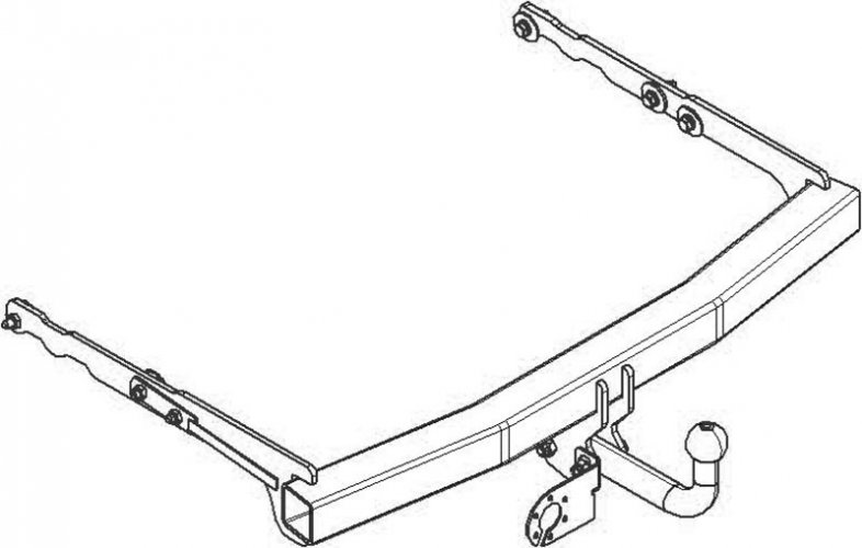 Фаркоп FORD MONDEO (2007) (AvtoS FD 23)