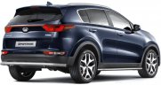 Защита заднего бампера одинарная 63мм (НПС) KIA Sportage 2016-2018 PT Group