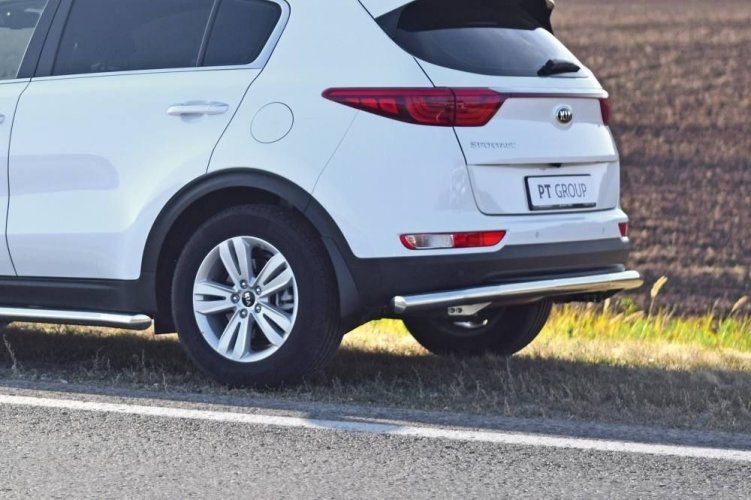 Защита заднего бампера одинарная 63мм (НПС) KIA Sportage 2016-2018 PT Group