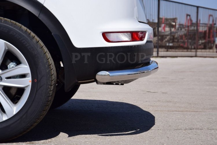 Защита заднего бампера одинарная 63мм (НПС) KIA Sportage 2016-2018 PT Group