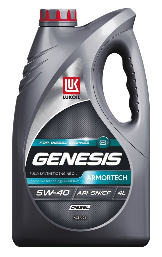 Масло моторное ЛУКОЙЛ Genesis Armortech Diesel 5W-40 4л.