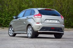 Защита заднего бампера одинарная 51 мм (НПС) LADA XRAY с 2016 PT Group