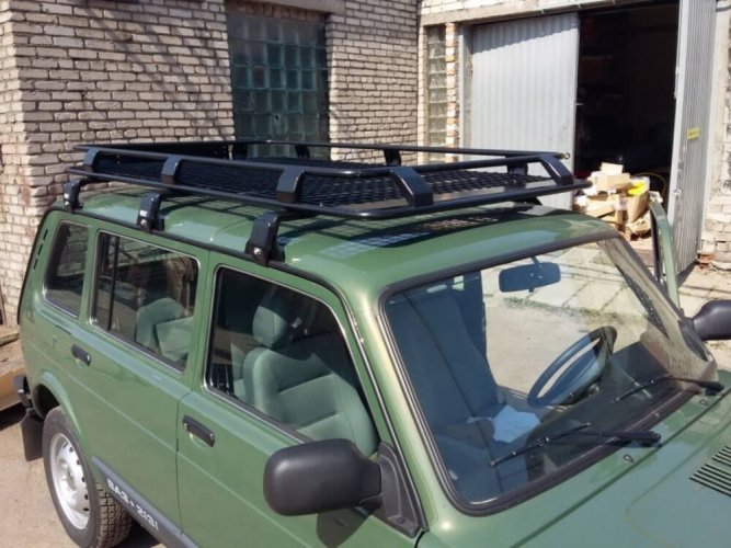 Багажник экспедиционный ВАЗ 2131 (Нива-удлиненная) с сеткой