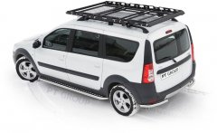 Защита заднего бампера угловая 51 мм (НПС) LADA Largus с 2012 / Largus Cross с 2015 PT Group