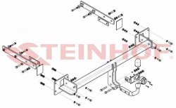 Фаркоп Mercedes R-Class w251 2006-2014 (M-146) Steinhof
