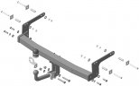Фаркоп Renault Duster 2012-/ 2021- Nissan Terrano 2014- Motodor 91710-A