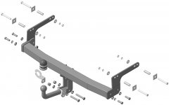 Фаркоп Renault Duster 2012-/ 2021- Nissan Terrano 2014- Motodor 91710-A