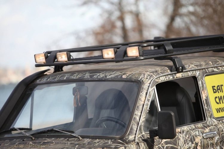 Багажник экспедиционный ВАЗ 2121 (Нива) с сеткой