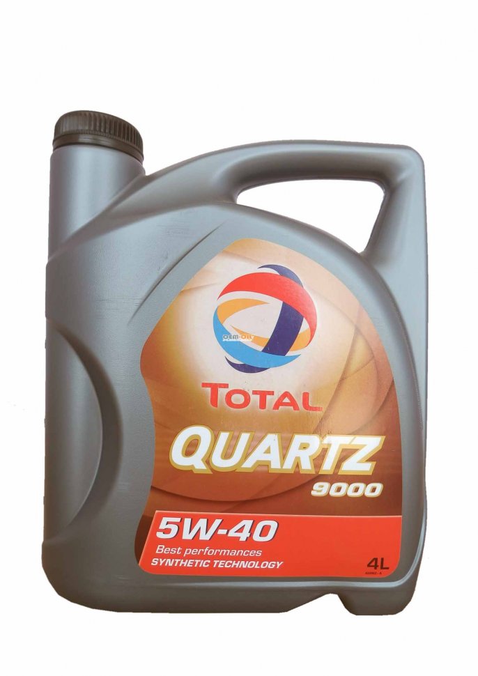 Quartz 9000 5W-40 4л Масло моторное TOTAL