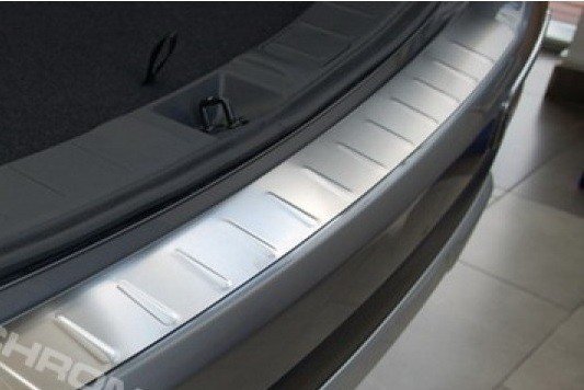 Накладка на зад. бампер AluFrost Kia Soul 2009-2013 (50-3479)