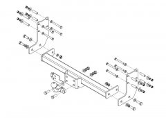 Фаркоп FORD TRANSIT ШАССИ (2015-) (AvtoS FD 35)