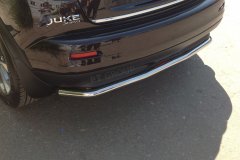 Защита заднего бампера 51 мм (НПС) NISSAN Juke 4х4 2011-2014 PT Group