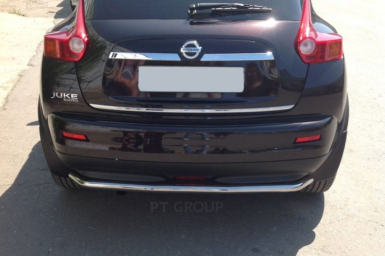 Защита заднего бампера 51 мм (НПС) NISSAN Juke 4х4 2011-2014 PT Group