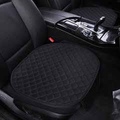 Накидки, квадраты Flax, лен, черные 2шт