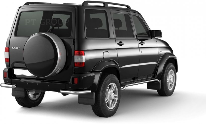 Защита заднего бампера угловая 63мм (НПС) UAZ Patriot 2008-2013 PT Group