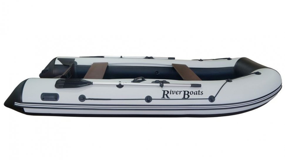 Лодка RiverBoats 350 черно-серый