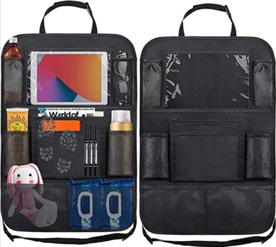 Накидка на спинку сиденья / органайзер (из ткани) Автопилот