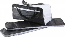 Комплект мягких накладок с сумкой 900*250 мм черно/белый