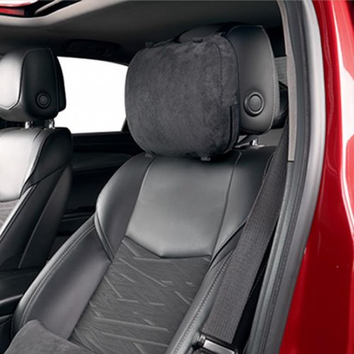 Автомобильная подушка (натуральная кожа+алькантара) Автопилот