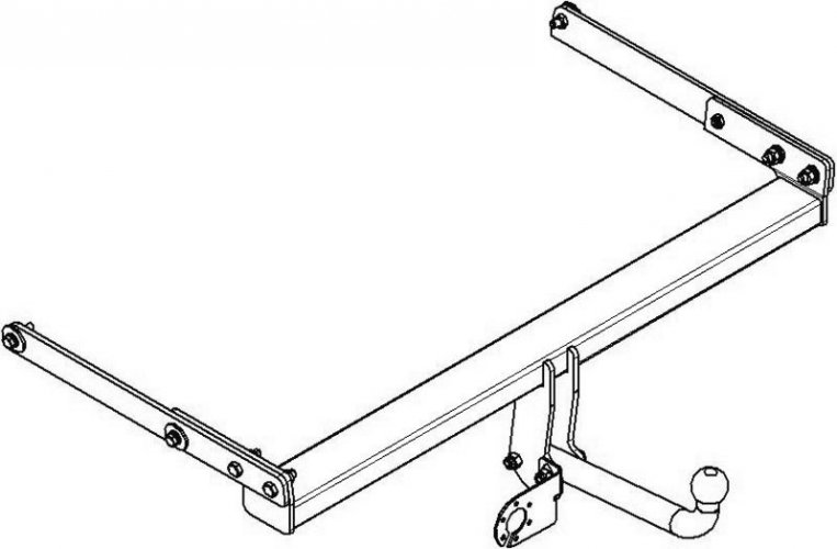 Фаркоп FORD KUGA (2008-2013) (AvtoS FD 22)