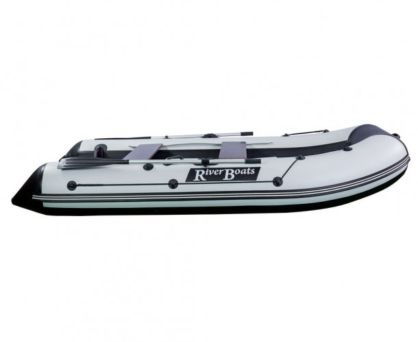 Лодка RiverBoats 330 НДНД серо-белый