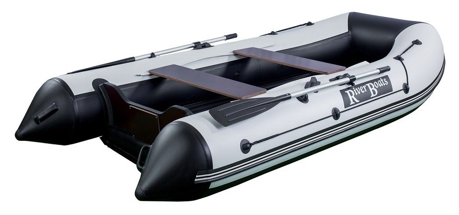 Лодка RiverBoats 330 НДНД серо-белый