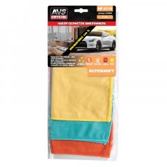 Набор салфеток для стекол AVS MF-6118 3шт
