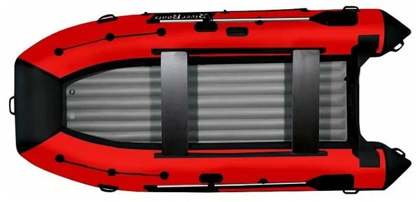 Лодка RiverBoats 330 НДНД черно-красный
