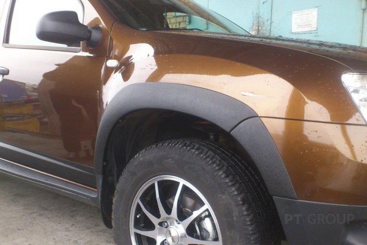 Накладки на крылья (ABS) Renault DUSTER с 2016 (рестайлинг) PT Group