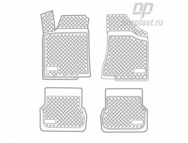 Коврики Norplast Volkswagen Passat B3 1988-1993/Passat B4 1993-1997