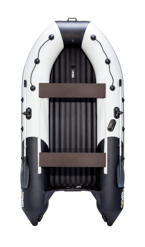 Лодка Ривьера Компакт 3600 НДНД комби светло-серый/графит