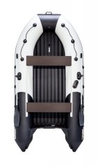 Лодка Ривьера Компакт 3600 НДНД комби светло-серый/графит