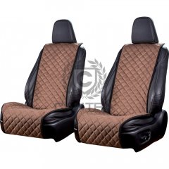 Накидки из алькантары, шоколадные CANTRA Wide, пара