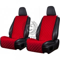 Накидки из алькантары, красные CANTRA Wide, пара