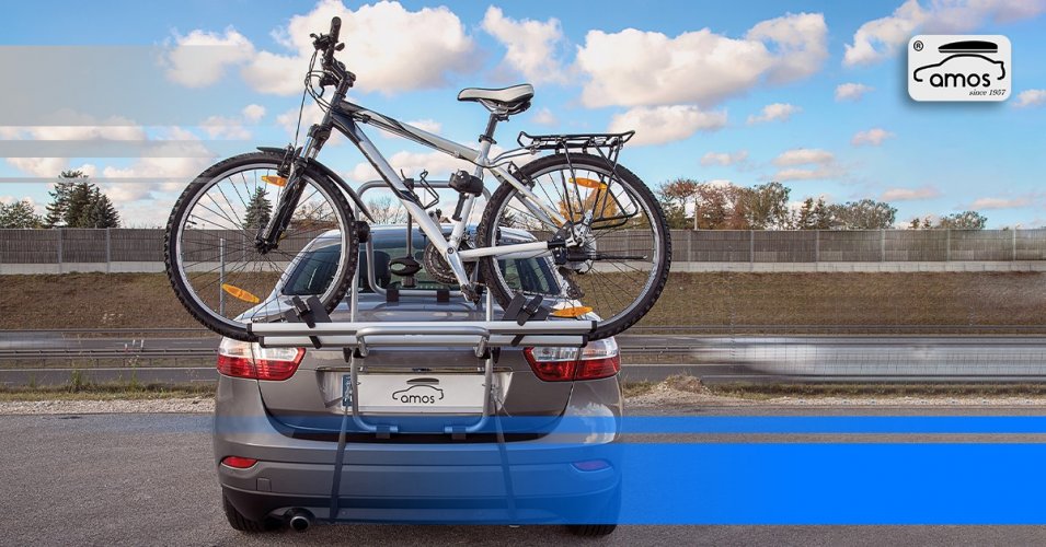 Велокрепление на заднюю дверь Amos Weekend Plus 2 (2 велосипеда)