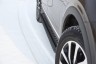 Защита порогов с алюминиевой площадкой (ППК) (Цвет Шагрень) Renault ARKANA с 2019 -