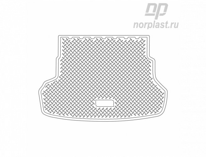 Коврик в багажник Norplast Kia Rio SD c 2011