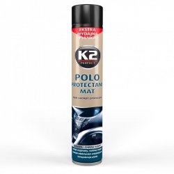 K2 Полироль пластика POLO PROTECTANT MAT (black),аэрозоль 750 мл.