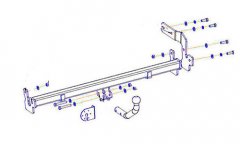 Фаркоп FORD KUGA (2008-2013) 3961-A  Oris