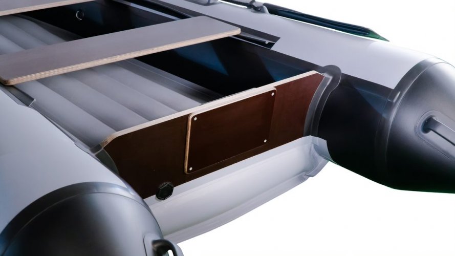 Лодка RiverBoats 320 НДНД черно-серый