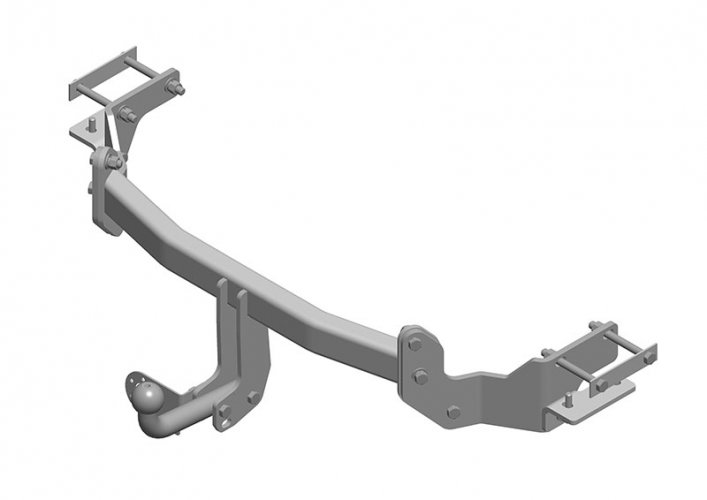 Фаркоп Kia Sorento 2012-15 / Hyundai Santa Fe 2012- /Grand Santa Fe 2014- AvtoS KI 24