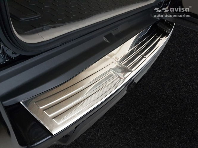 Накладка на зад. бампер Avisa Toyota Land Cruiser Prado с 2015- (2/35227)